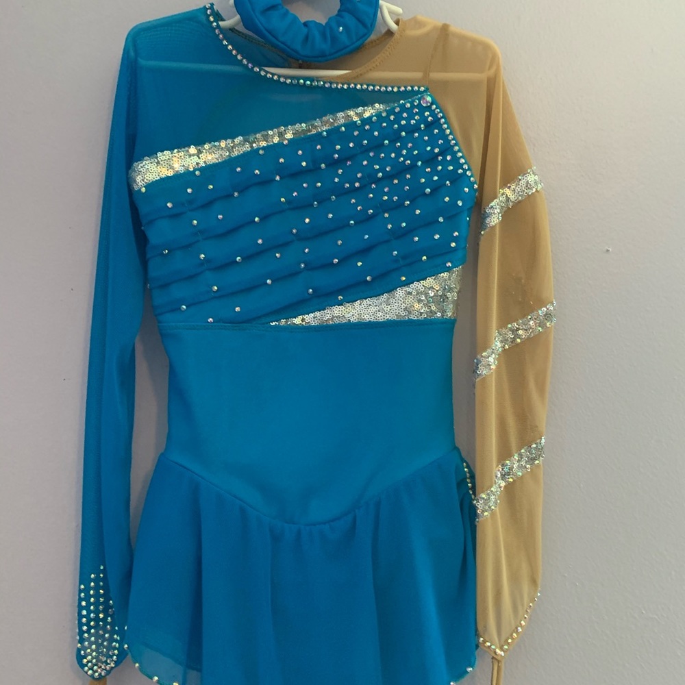 Sharene Designs figure skating dress, girls medium